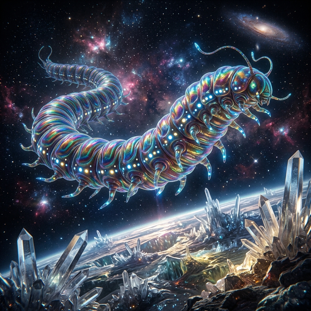 G1011 - 虹色の宇宙芋虫