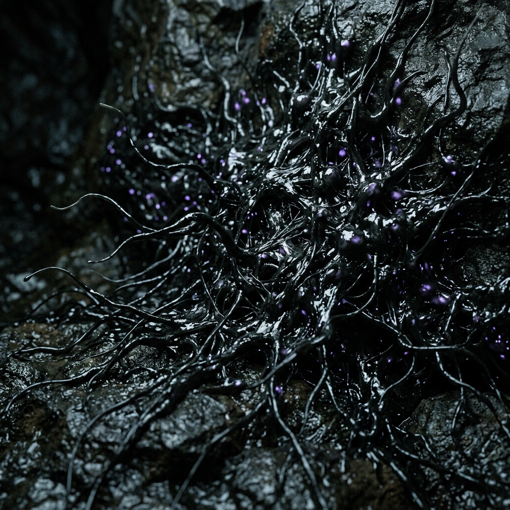 K42 - 蠢動する黒黴のクローズアップ