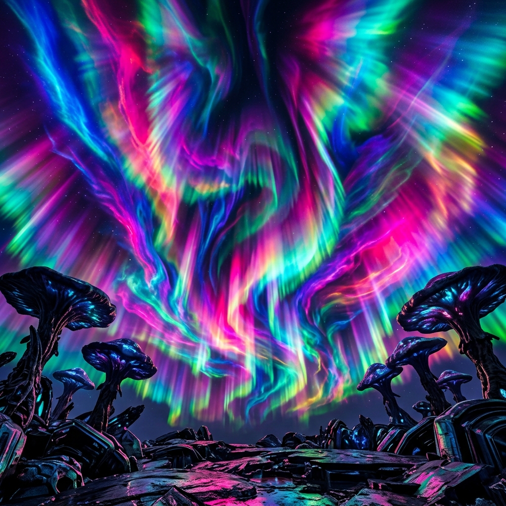 P015 - 光夜のオーロラ