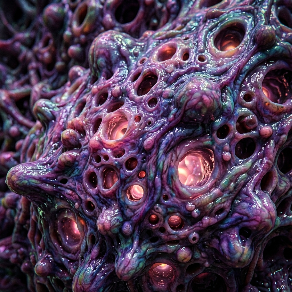 X015 - 遊星表面のクローズアップ